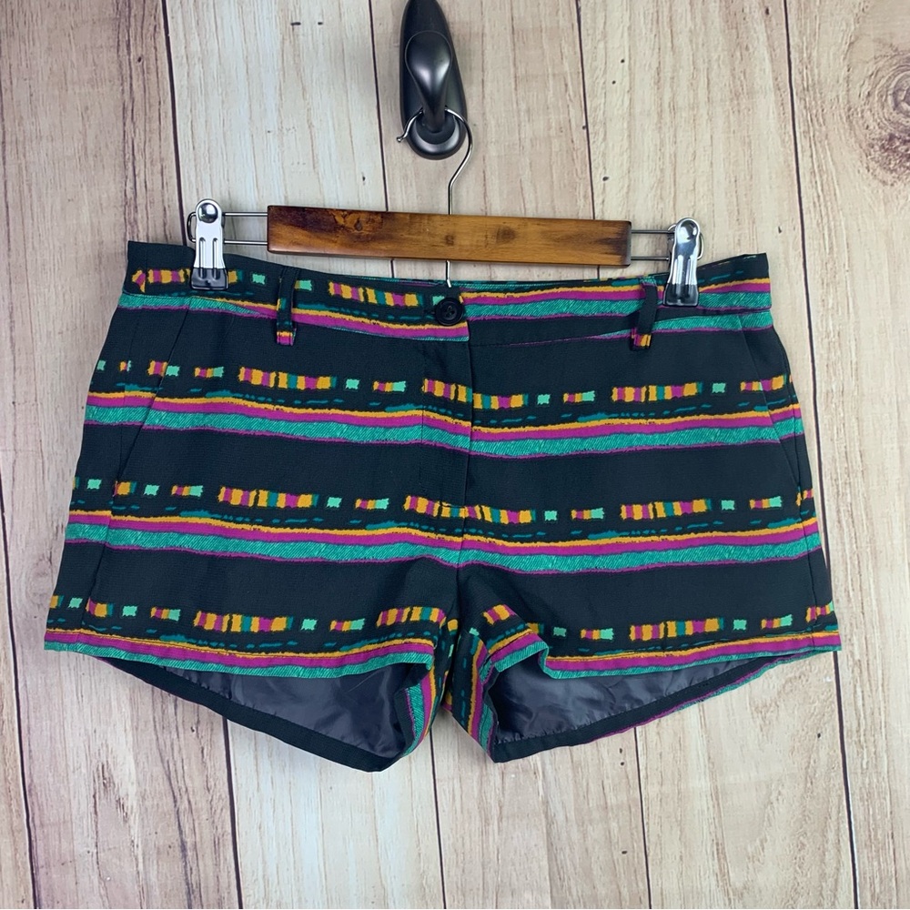 M.M.‎ Couture Colorful Striped Women's Shorts
